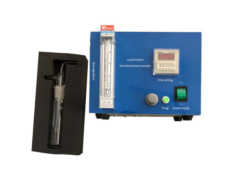 Microbial aerosol sampler