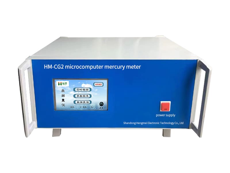 Cold atomic absorption mercury meter