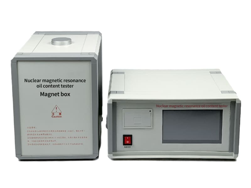 Nuclear magnetic resonance oil content tester