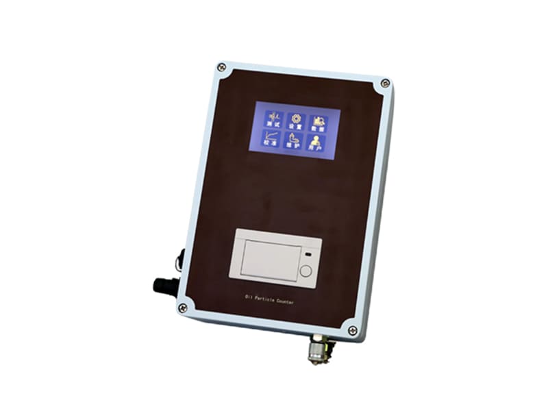 Online oil contamination detection instrument