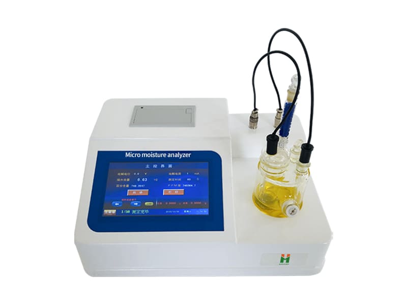 Karl Fischer moisture meter