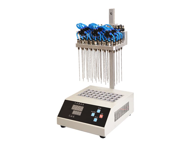 Fully automatic dry nitrogen blowing instrument