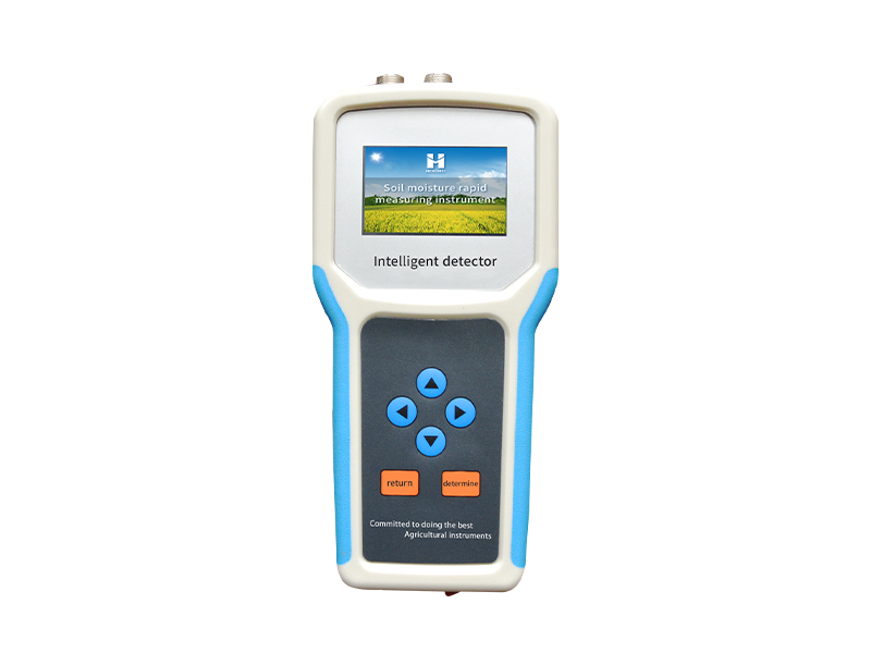 Soil moisture and temperature tester