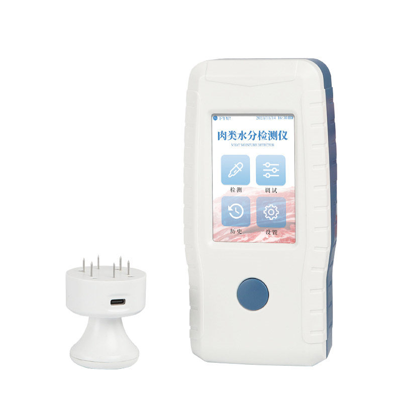Water-injected meat detector