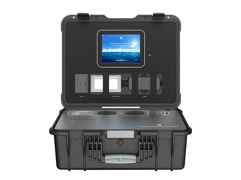 Portable infrared spectrophotometer for oil test