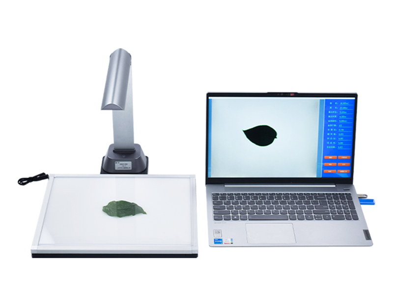 Photographic leaf area meter