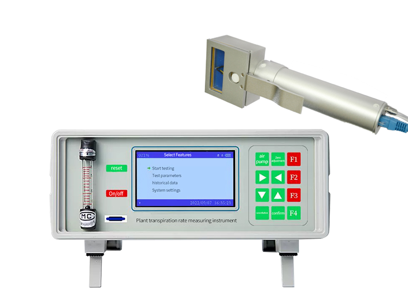 Plant transpiration rate meter