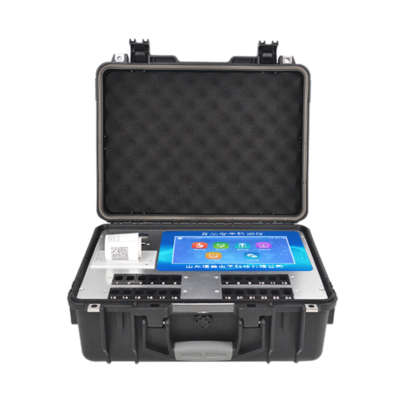 All-in-one machine for testing and printing of commitment-compliance certificates