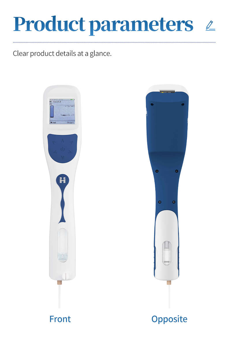 HM-DS handheld density meter front and rear product views