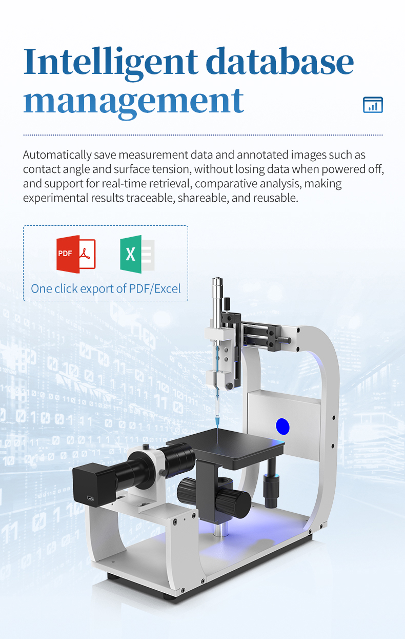 Intelligent database management with auto-save and one-click PDF Excel export functionality