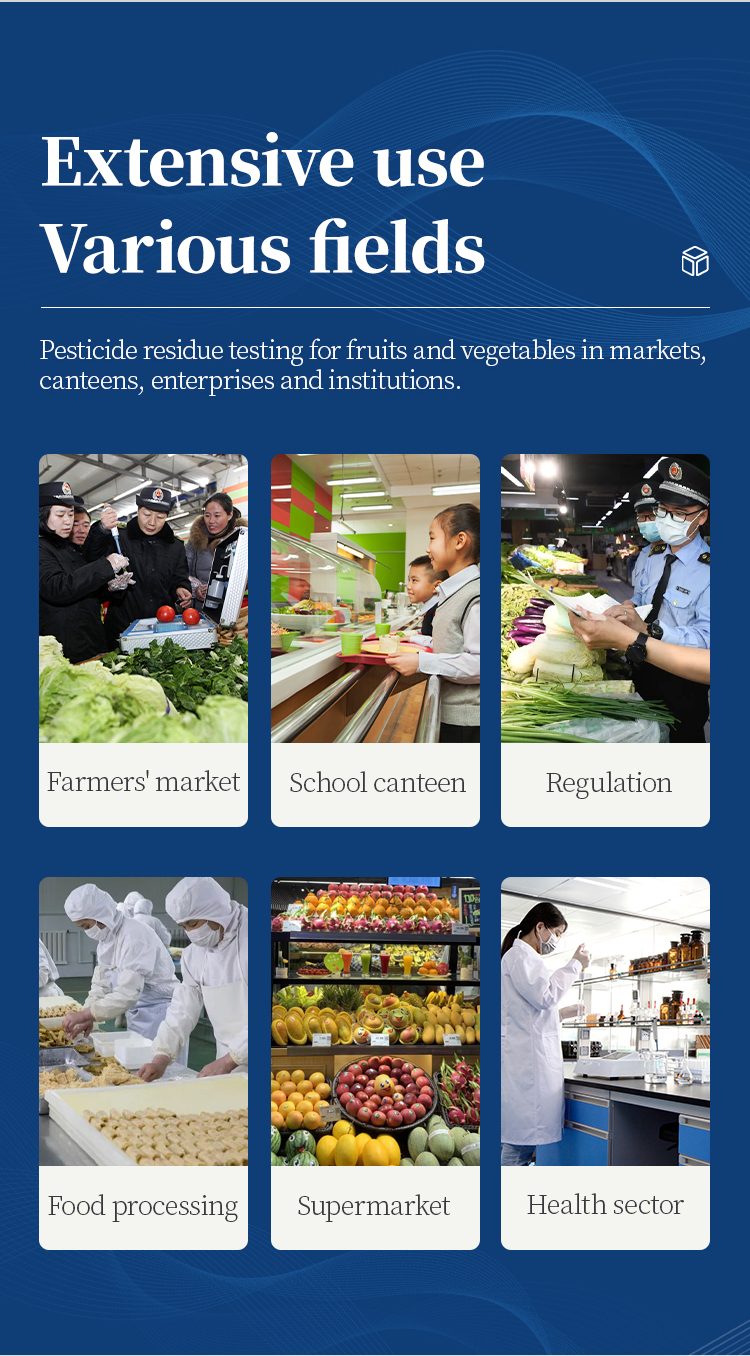 Agricultural quality inspector preparing fresh vegetable sample for pesticide residue analysis