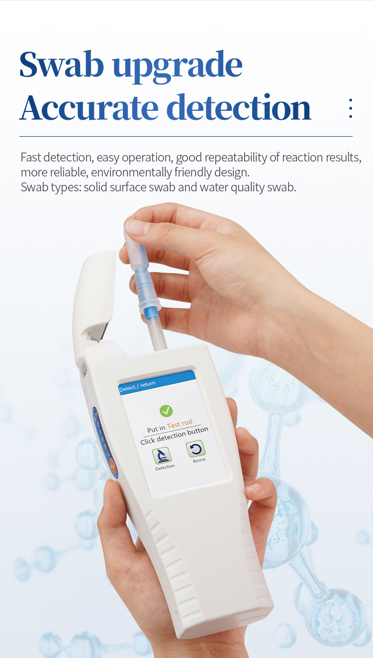 HM-ATP plus dual swab detection with WiFi Bluetooth connectivity for enterprise monitoring
