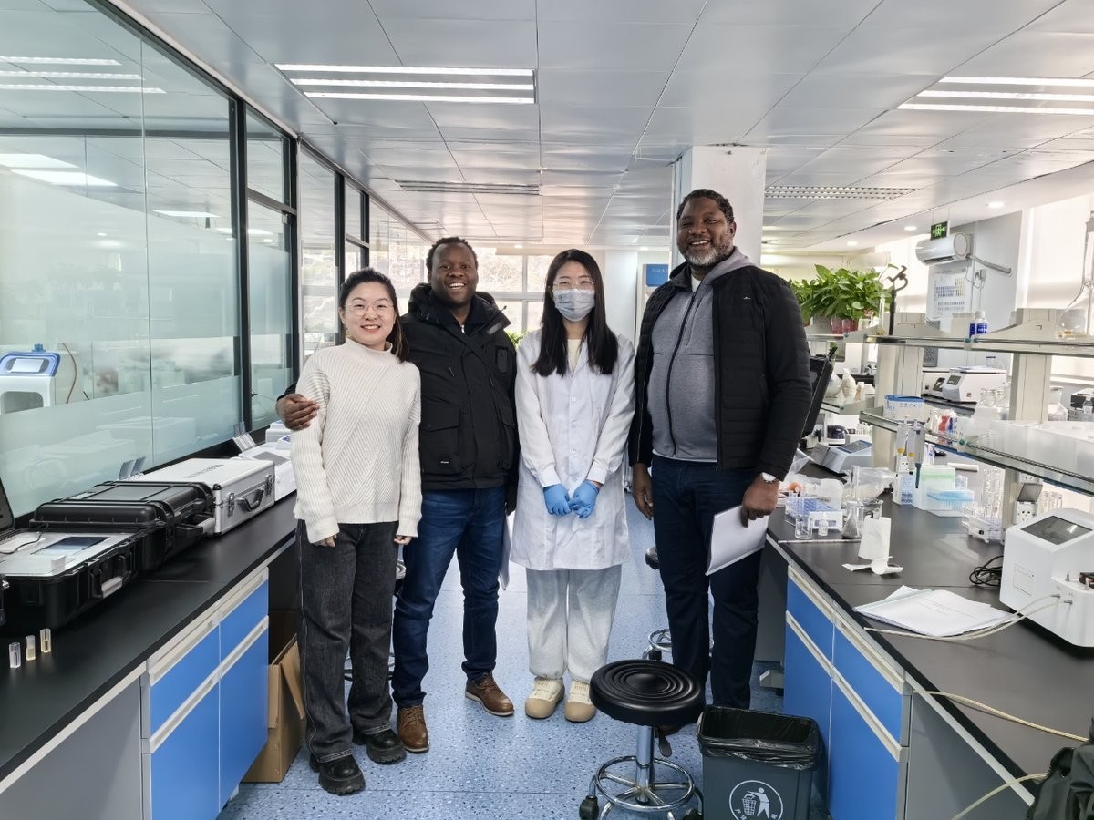 Zambian buyers and HM Instruments engineers after the factory acceptance test