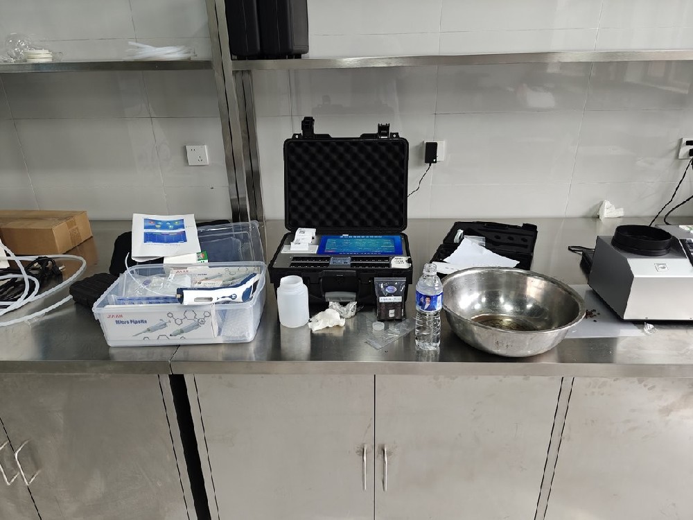 Changchun vocational college grain analysis laboratory bench with HM-GP200 NIR analyzer