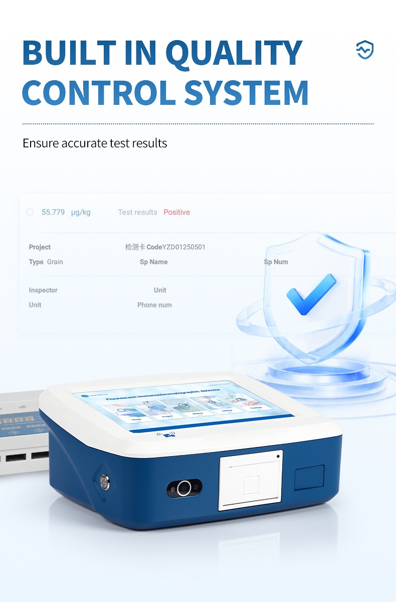 Quality control display and result verification interface