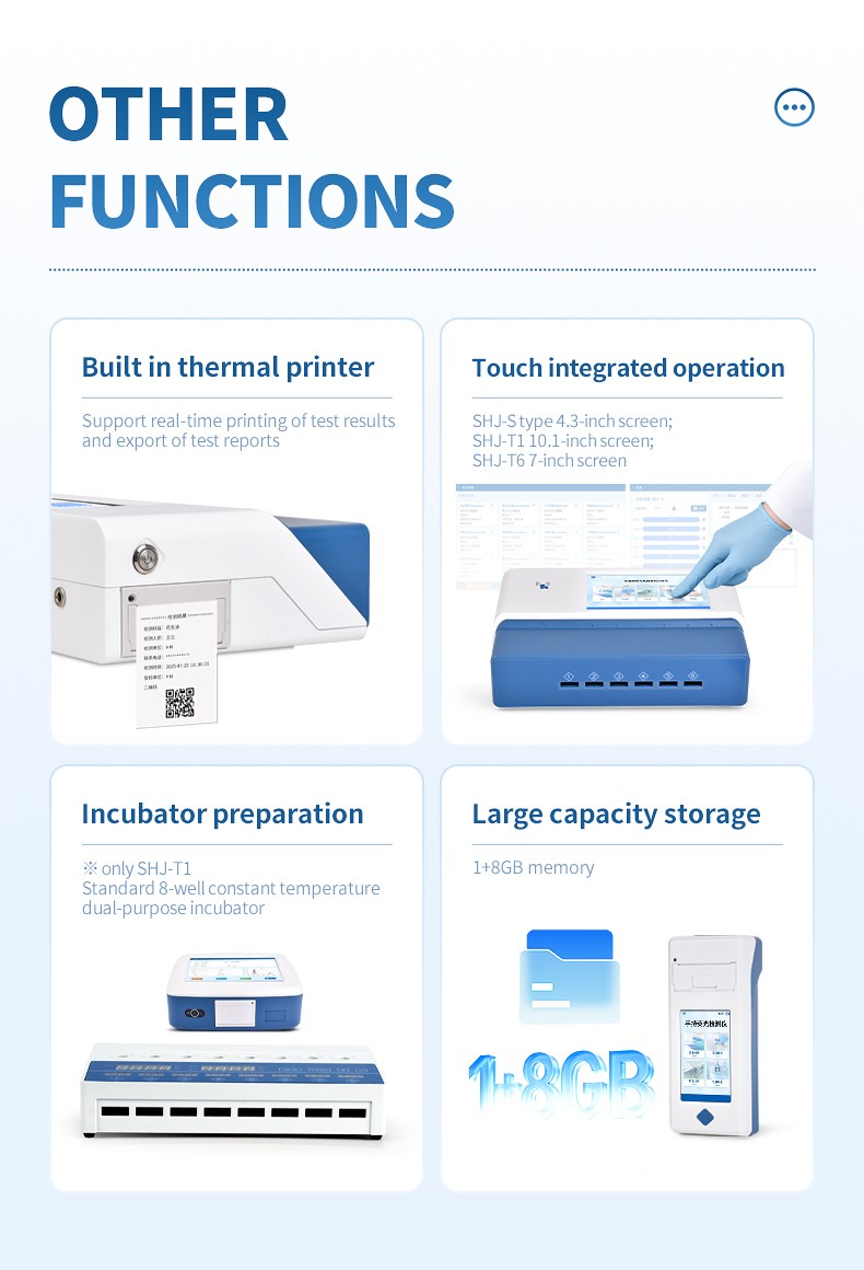 Thermal printing touch operation incubator and storage features
