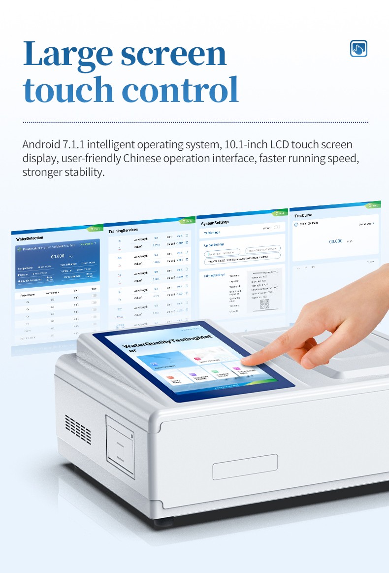 HM-TCMn 10.1-inch LCD touchscreen interface with Android operating system