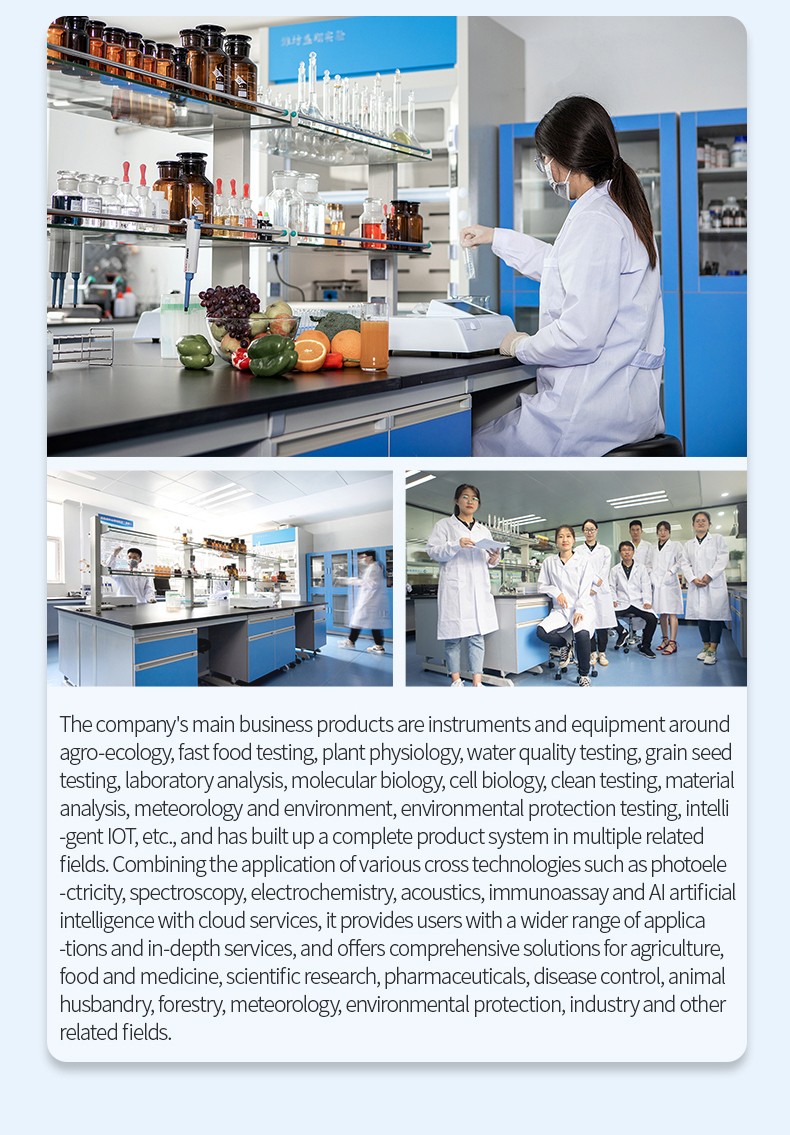 HM Instruments laboratory testing capabilities for agriculture food and environment