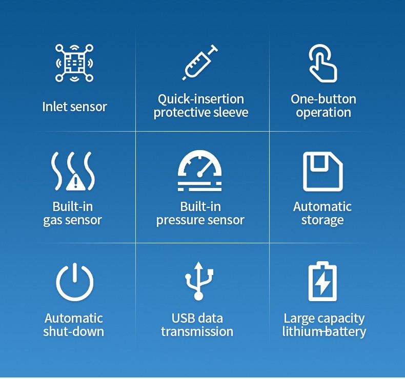 HM-DK2 headspace gas analyzer nine key features including dual gas sensor detection
