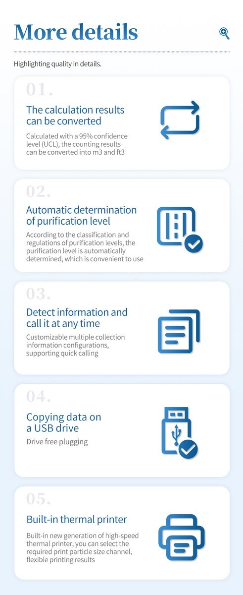 HM-CL3 five detail features including UCL calculation level judgment and thermal printer output