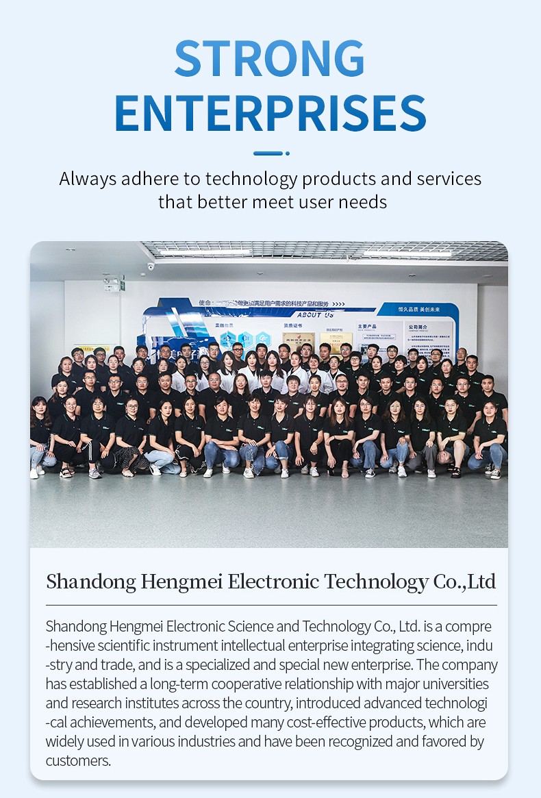 Company workforce photograph at Shandong Hengmei facility demonstrating organizational capability