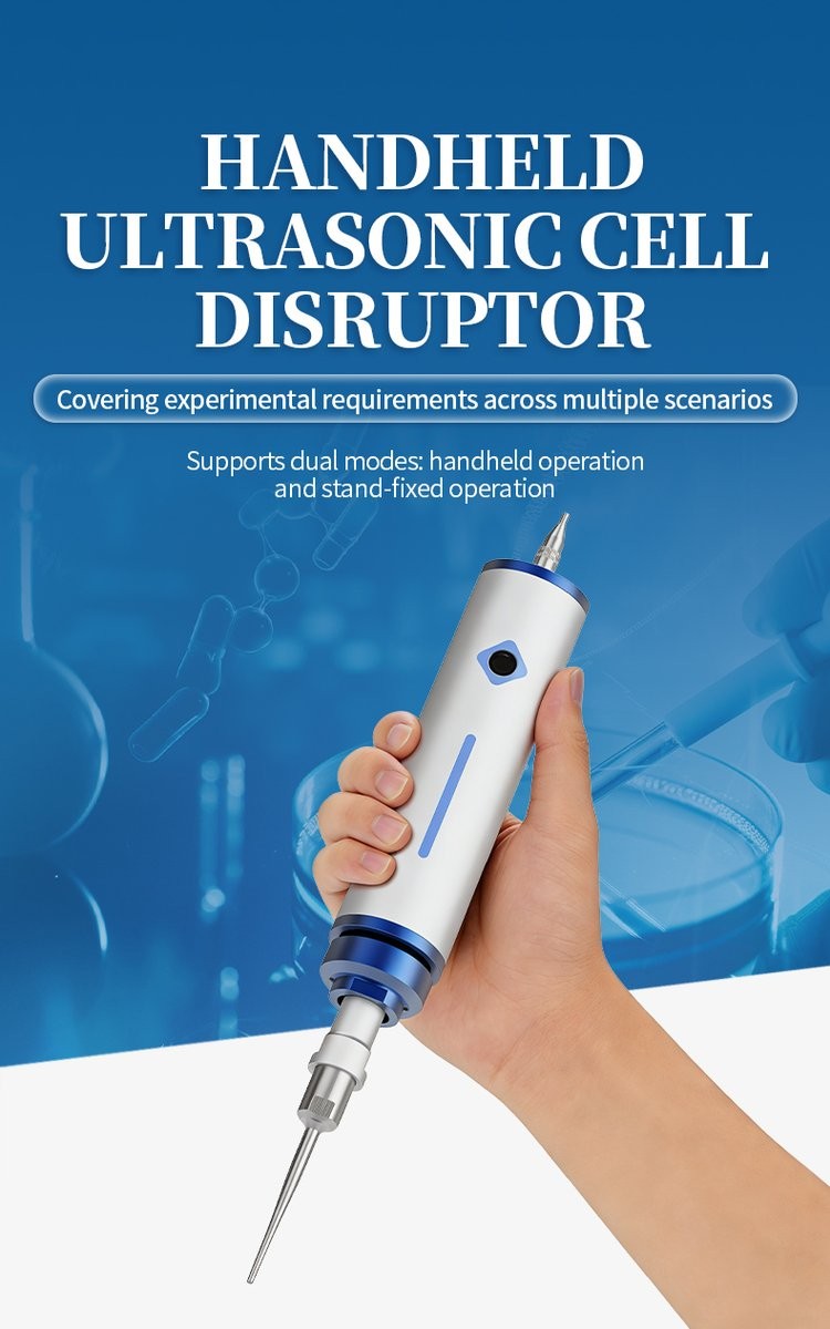 LD-SCP200 handheld ultrasonic cell disruptor with titanium horn