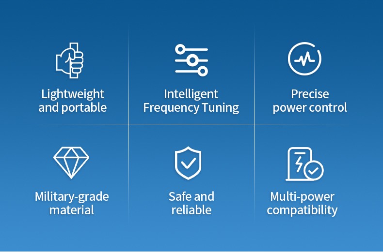 Portable ultrasonic cell disruptor feature overview