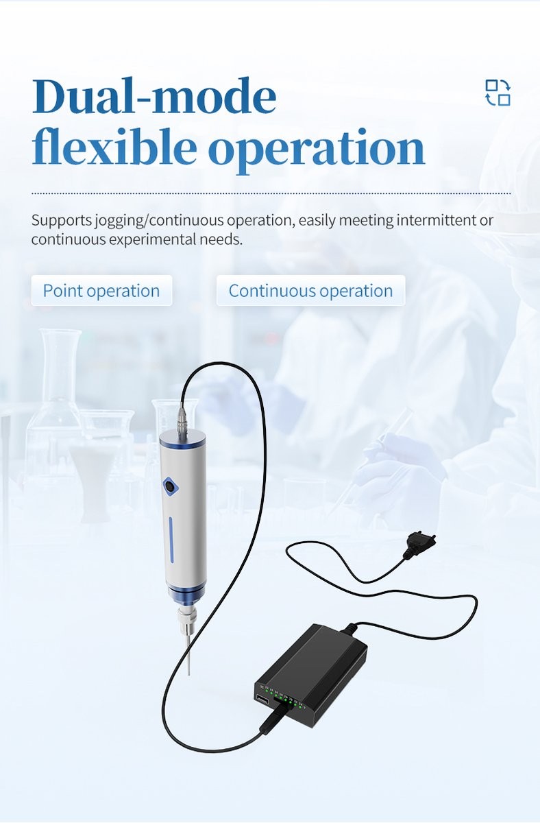 Point and continuous ultrasonic operating modes