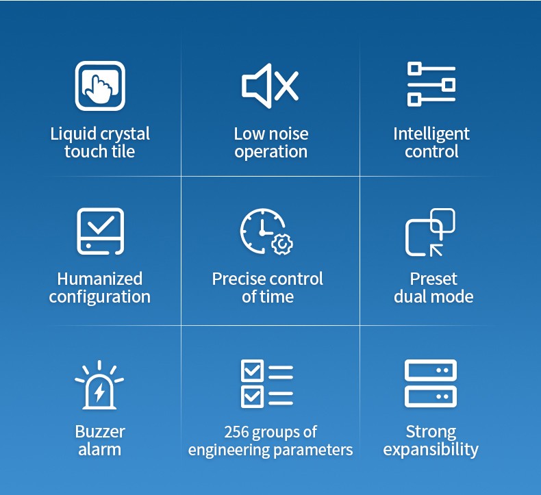 Touch control, timing, low-noise and parameter storage feature overview