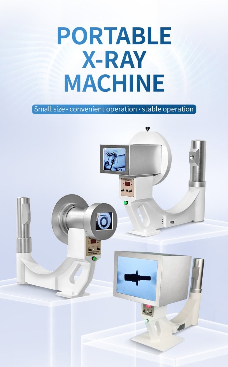 HM-75Y portable X-ray machine lineup with three compact units