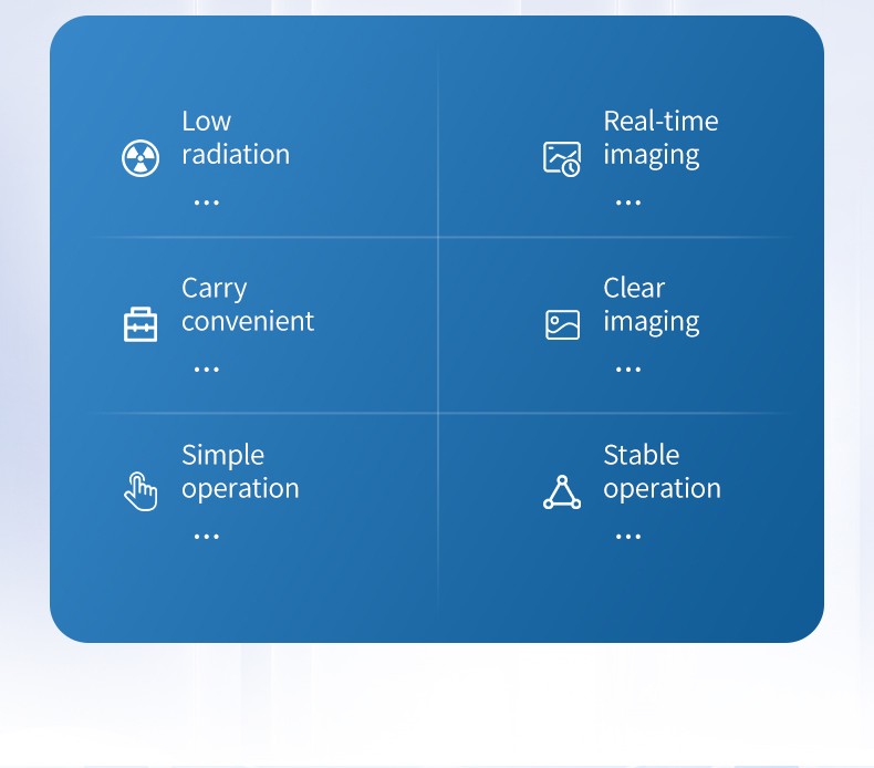 HM-75Y portable X-ray machine features six operating benefits