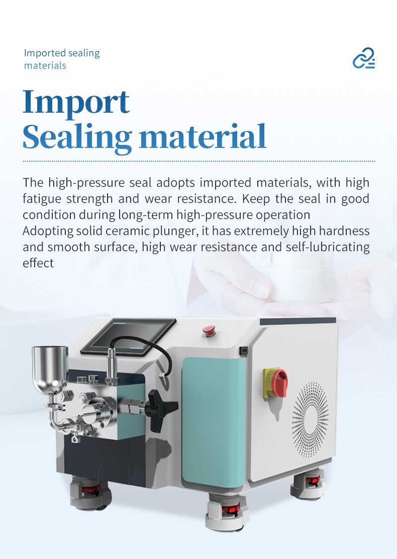 Wear-resistant ceramic plunger with imported pressure sealing