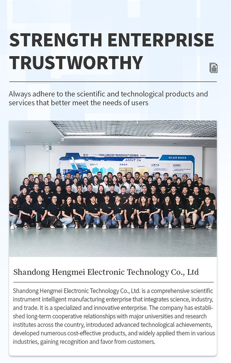 HM Instruments team group photo and company introduction