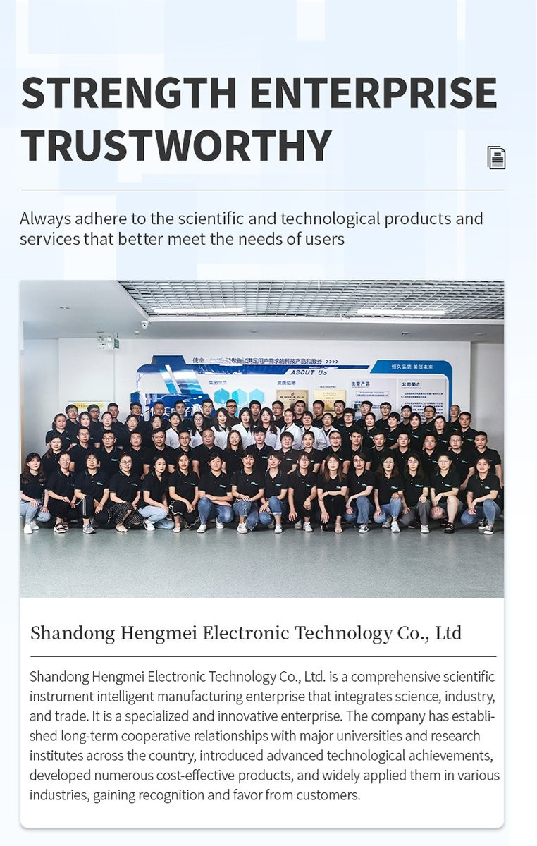 HM Instruments team group photo in company facility