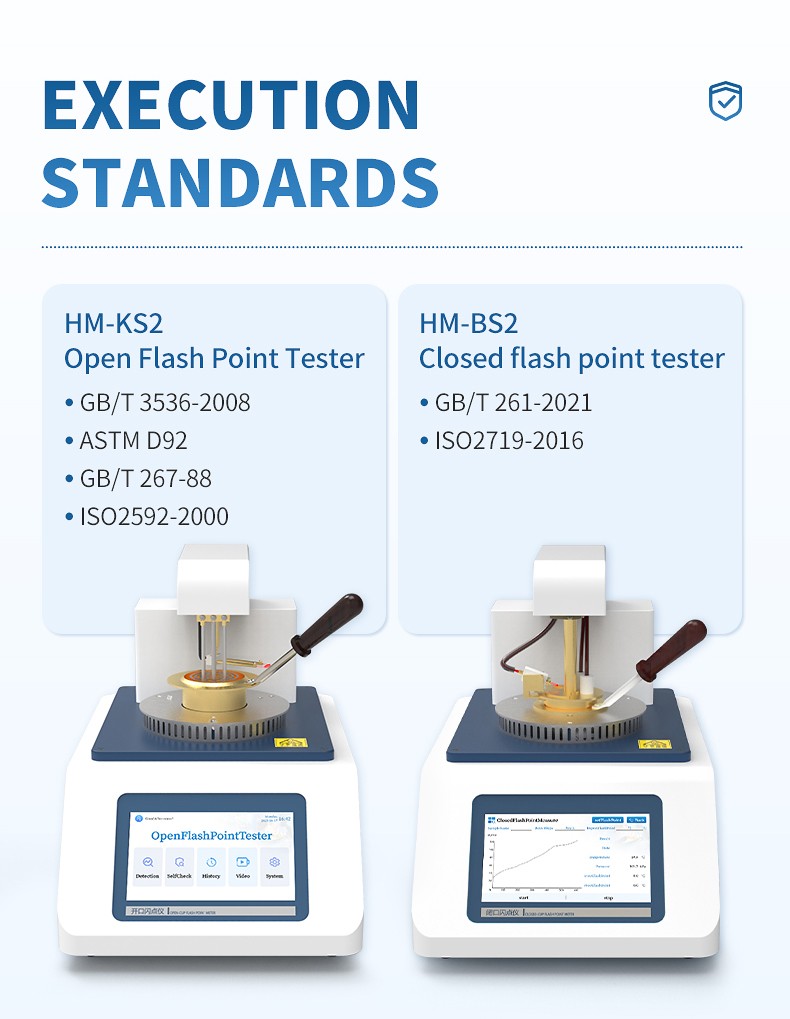 HM-KS2 standards GB/T 3536-2008 ASTM D92 and ISO2592-2000