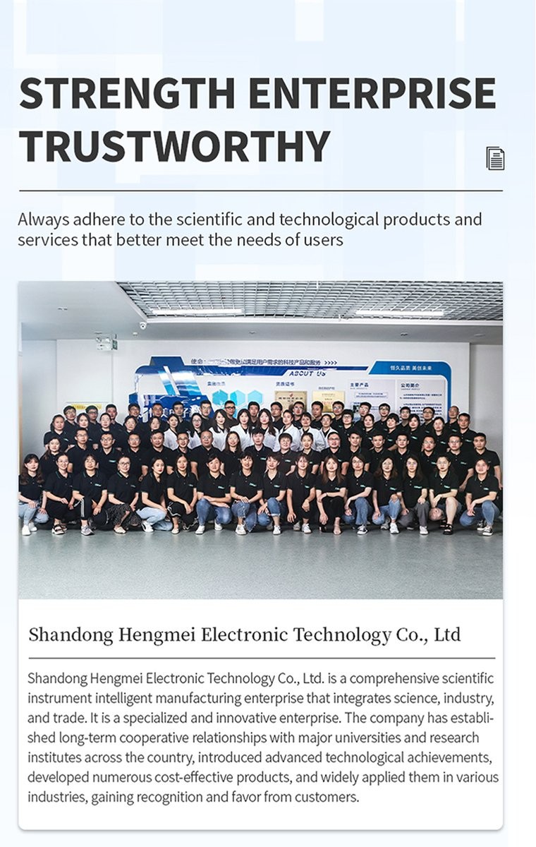 HM Instruments team group photo and company overview