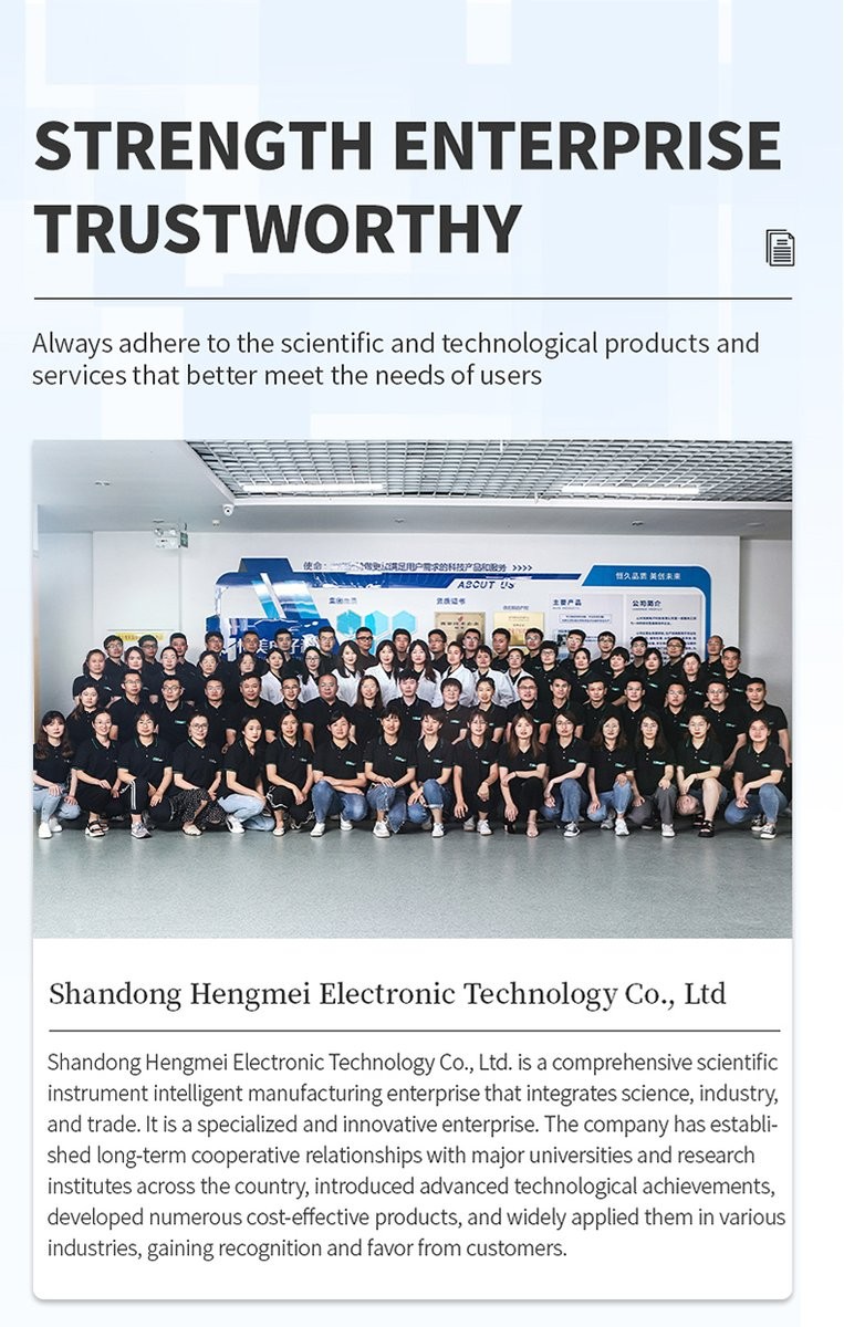 HM Instruments engineering team group photo and company profile
