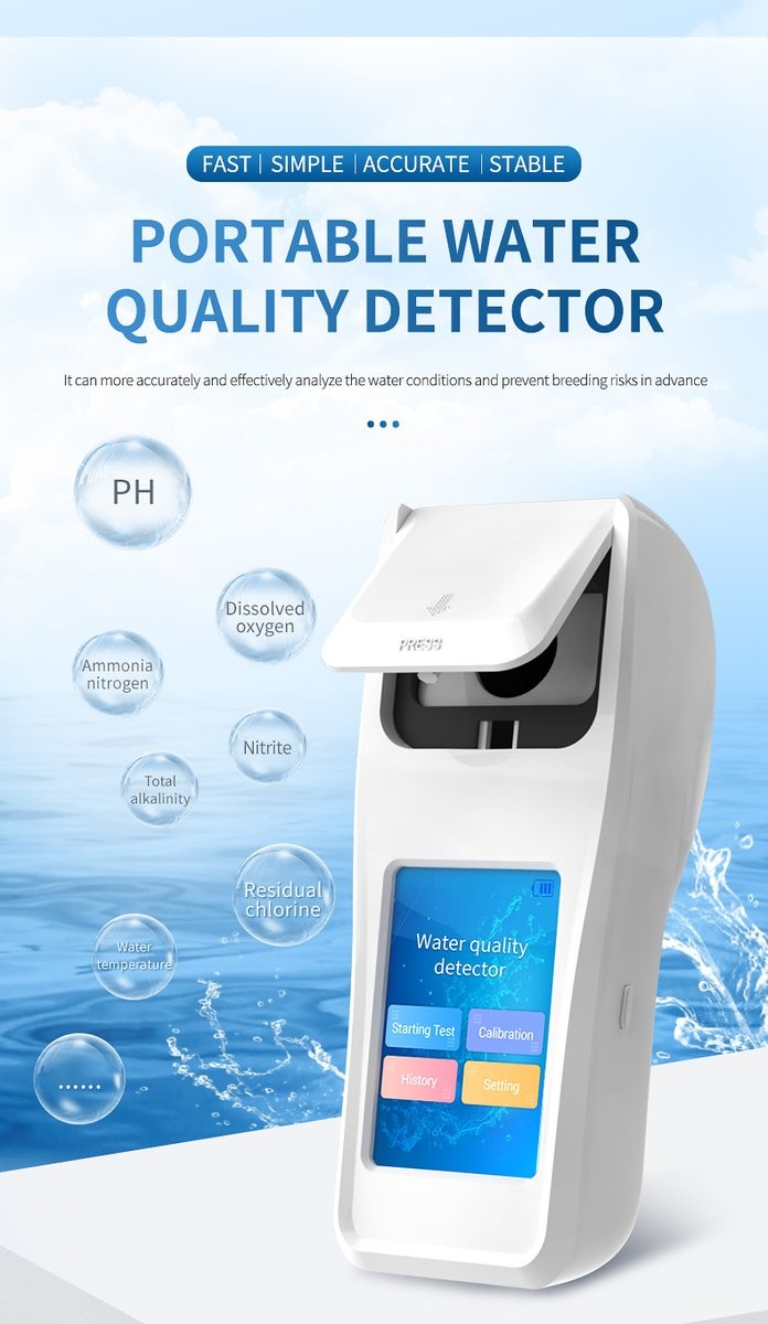 HM-SNH handheld ammonia nitrogen detector with touch screen and optical testing chamber