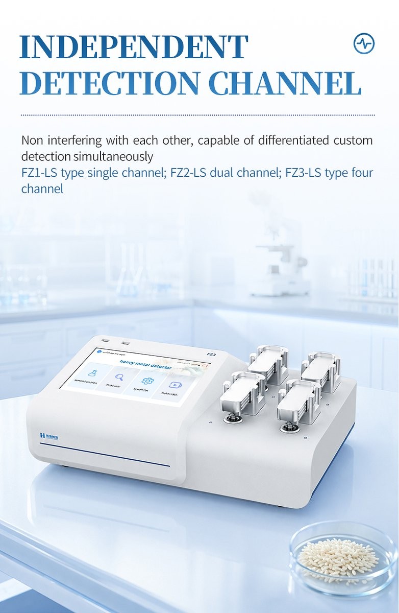 Independent detection channels platform for simultaneous customized sample testing