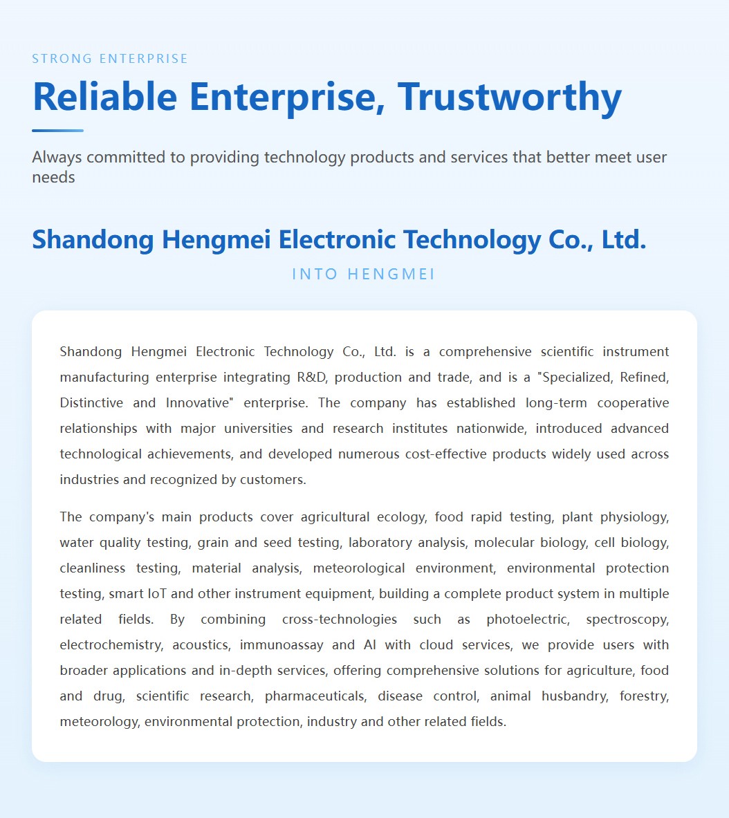 HM Instruments R&D and advanced manufacturing facility for water analysis equipment