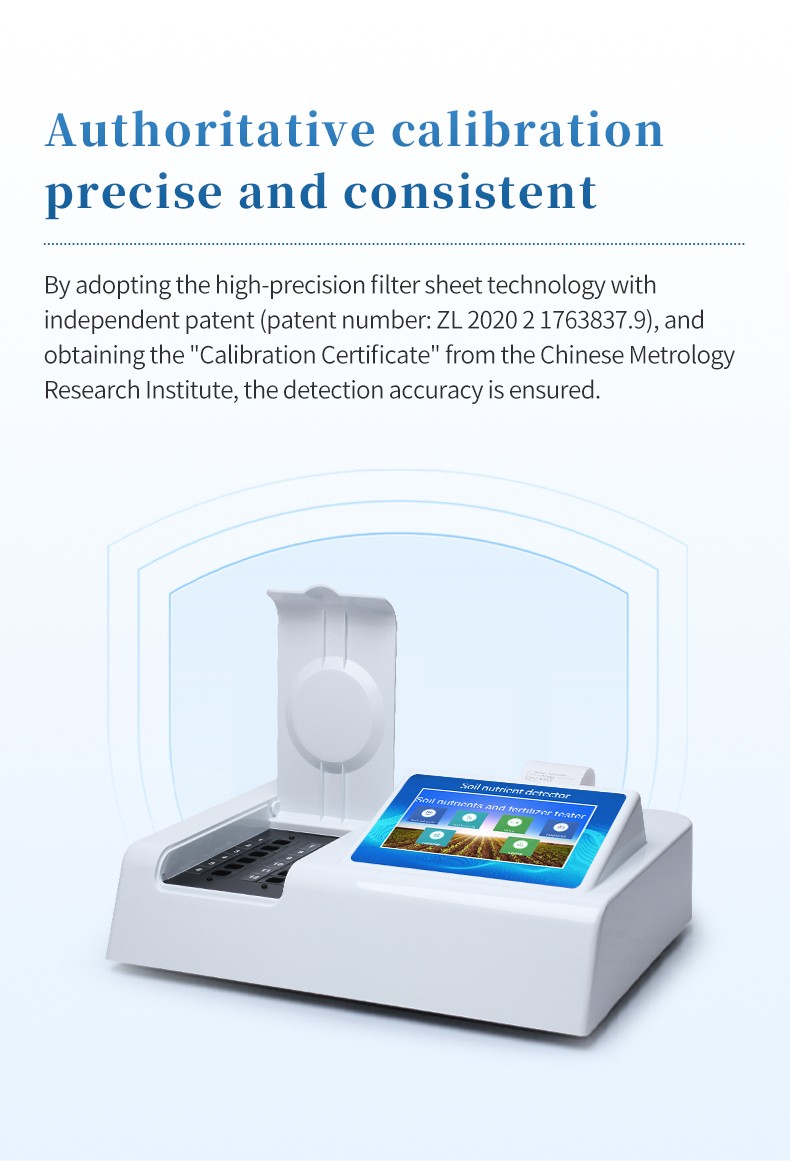 High-precision patented optical filter technology and authoritative metrology calibration certificate for consistent accuracy