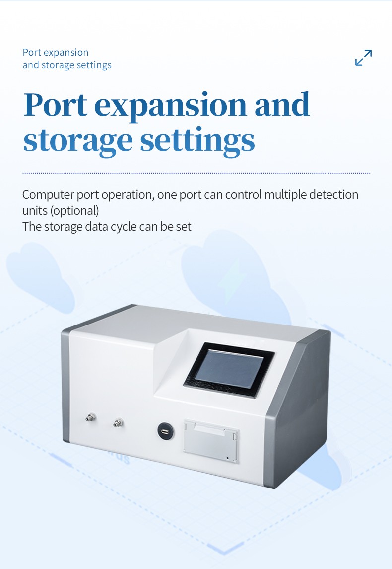 Computer port expansion and configurable data storage cycle for HM-DT2 online TOC analyzer multi-unit control