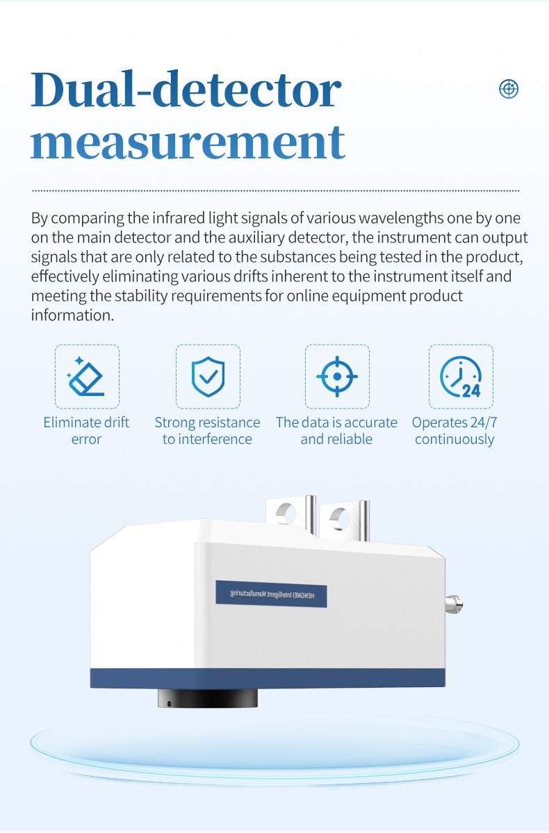 Dual-detector measurement probe eliminating drift with four stability and reliability benefits