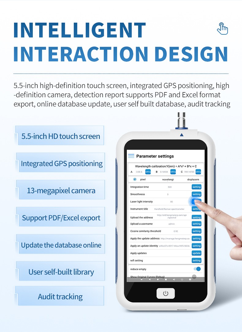 Intelligent interaction design with 5.5-inch touchscreen GPS positioning 13-megapixel camera and audit tracking