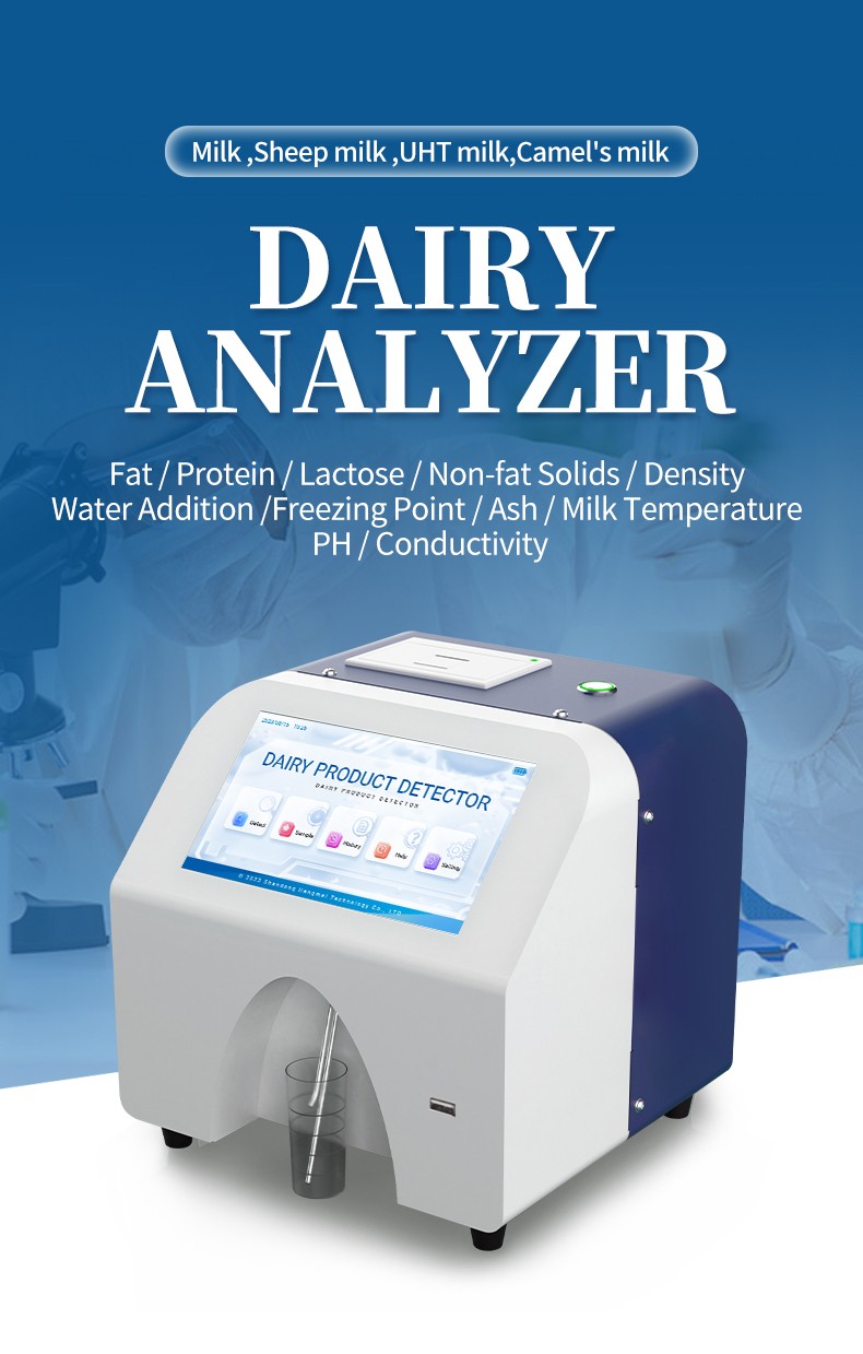 Milk analyzer series overview and supported milk quality parameters